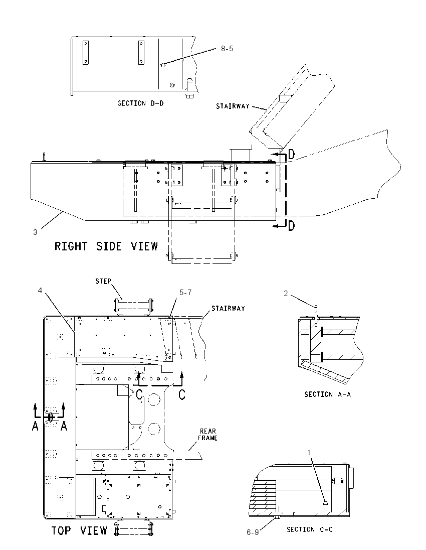 BUMPER GP-REAR 1897560 CAT