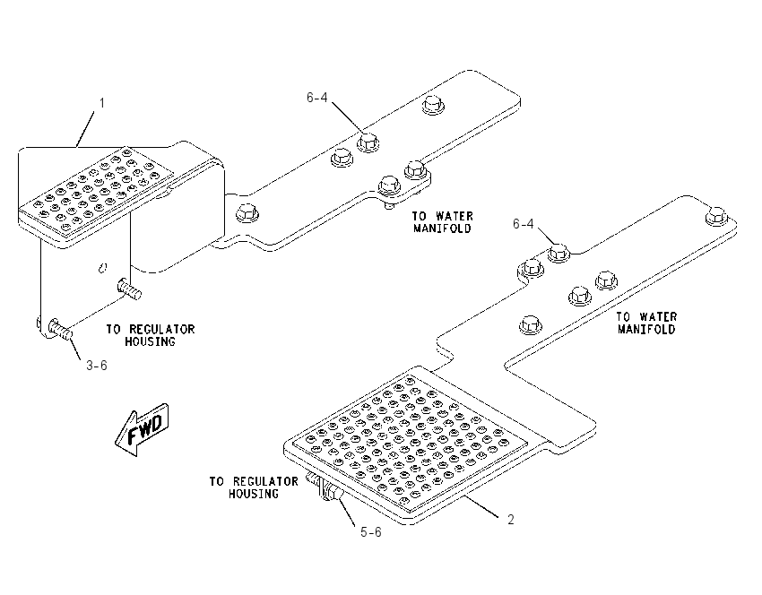 SHIELD GP-WATER MANIFOLD 1572819 CAT