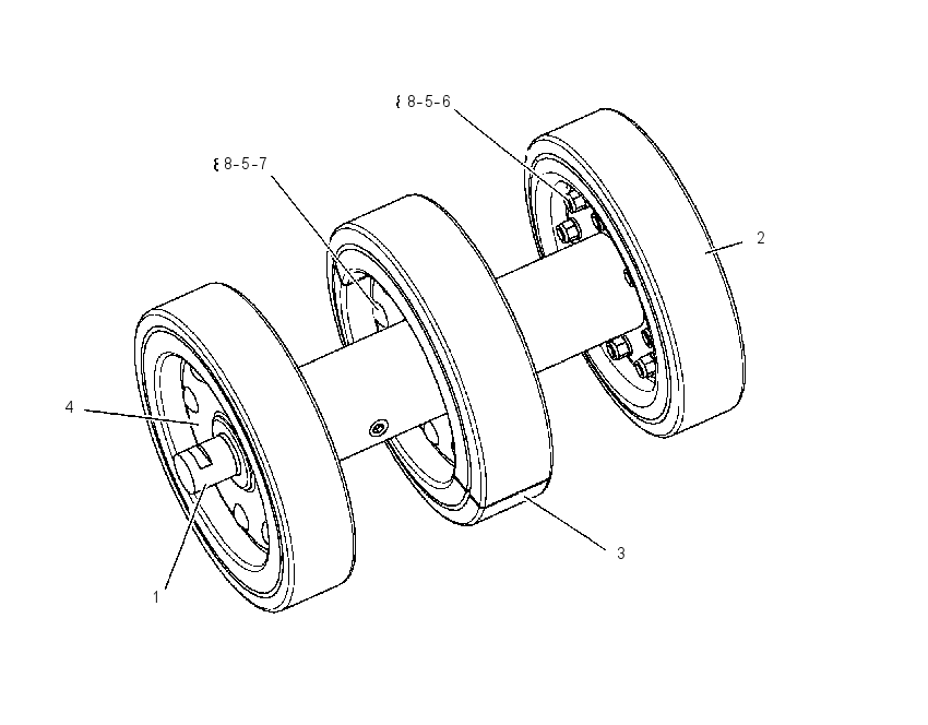 WHEEL GP-BOGIE 1995427 CAT