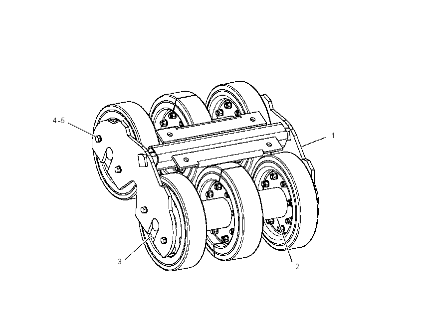 SUSPENSION GP-BOGIE 1995371 CAT