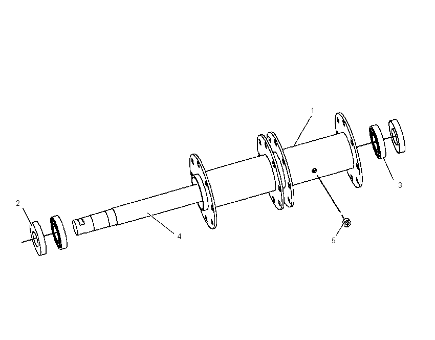 AXLE GP-BOGIE 1995424 CAT