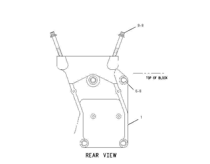 MOUNTING GP-TURBOCHARGER 1W0815 CAT