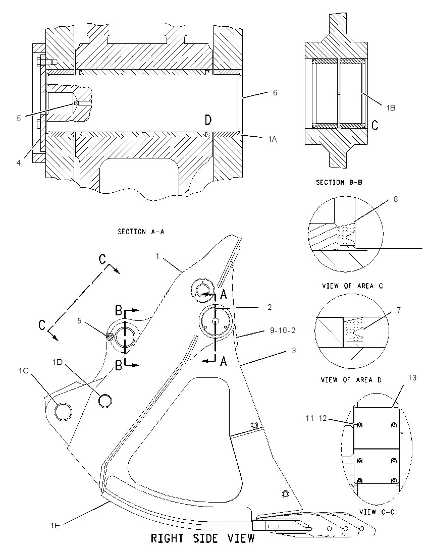 BUCKET GP-STEEP ANGLE 1526981 CAT