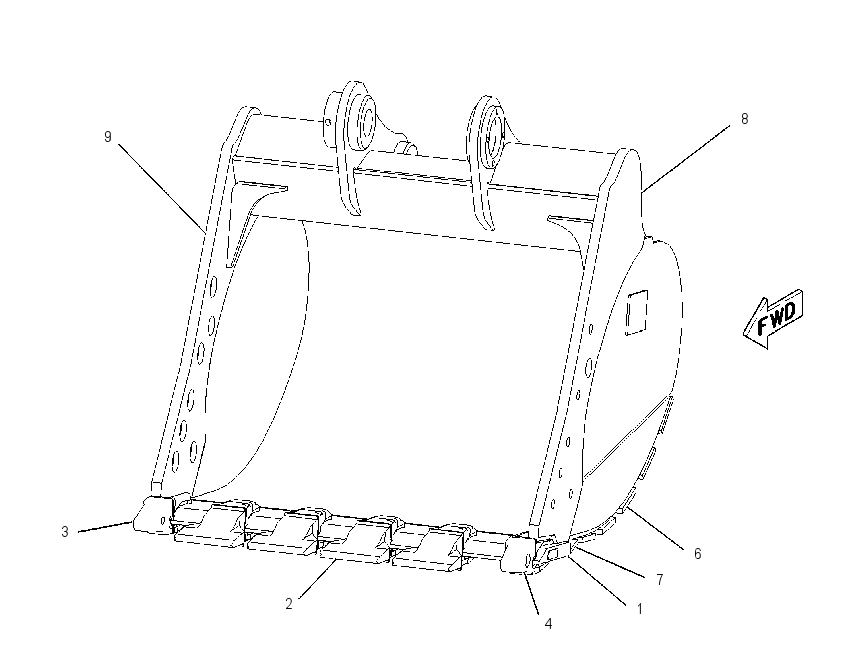 BUCKET AS-PENETRATION 1982732 CAT