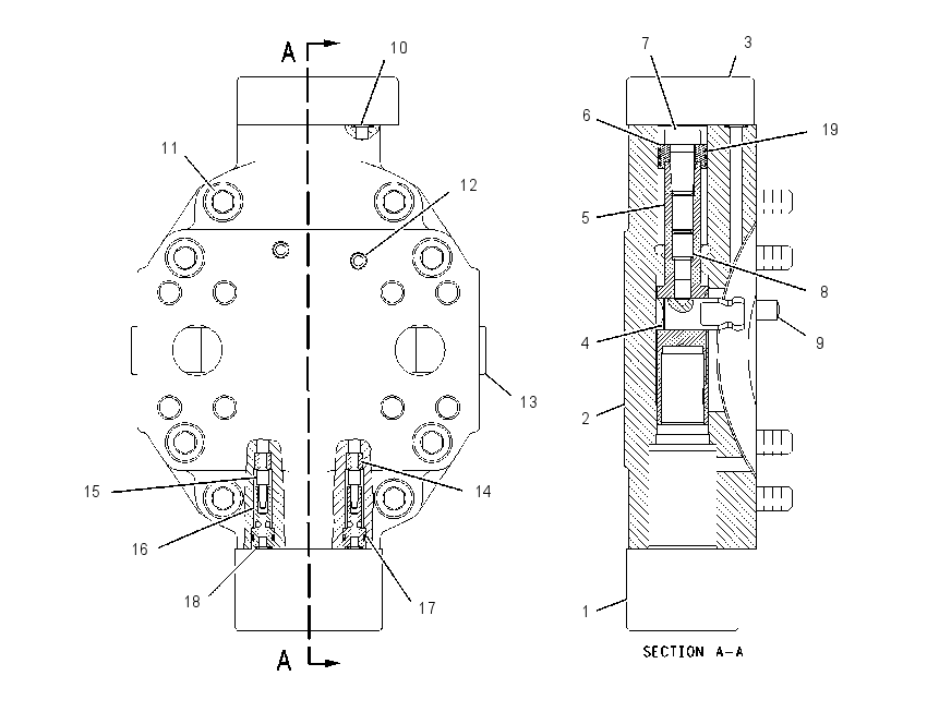 HEAD GP-MOTOR 1235742 CAT
