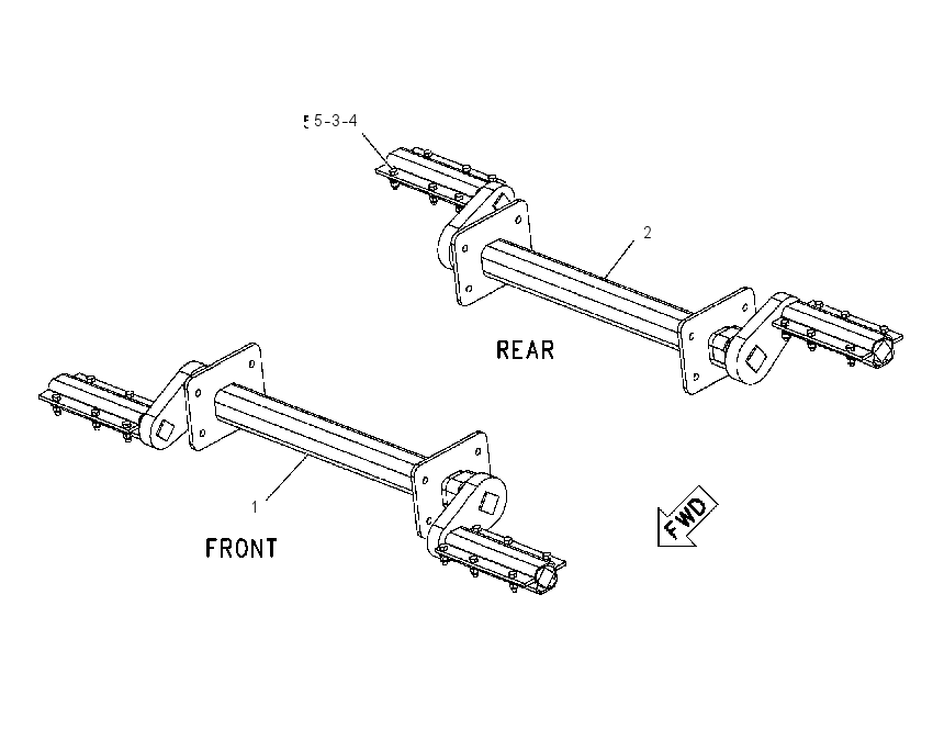 AXLE & MTG GP-UNDERCARRIAGE 2000798 CAT