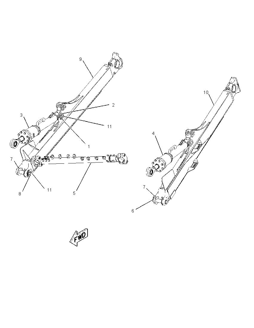 PUSH ARM GP-STABILIZER 1194269 CAT