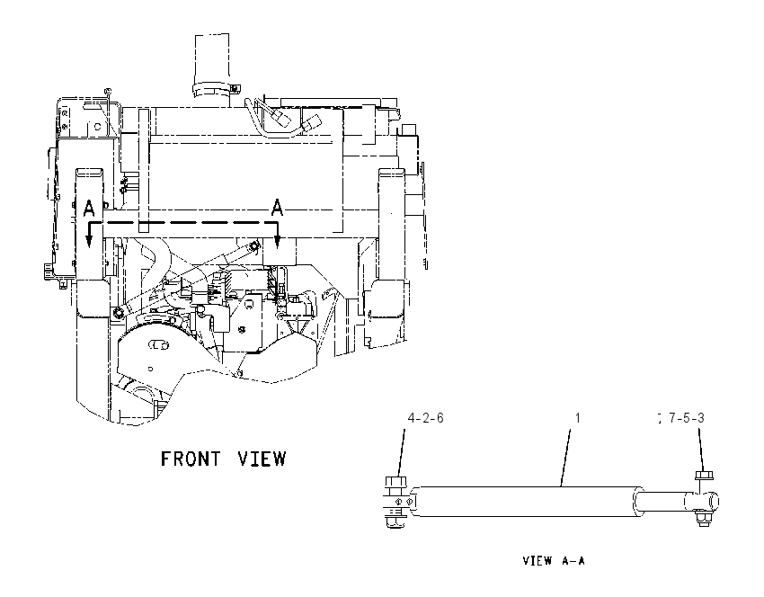 CYLINDER & MTG GP-RADIATOR 1245855 CAT