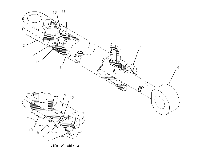 CYLINDER GP-ARTICULATION 1735981 CAT