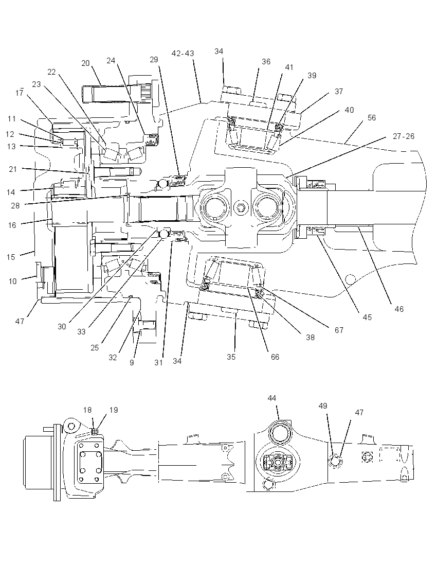 AXLE GP-DRIVE & STEERING 1108631 CAT