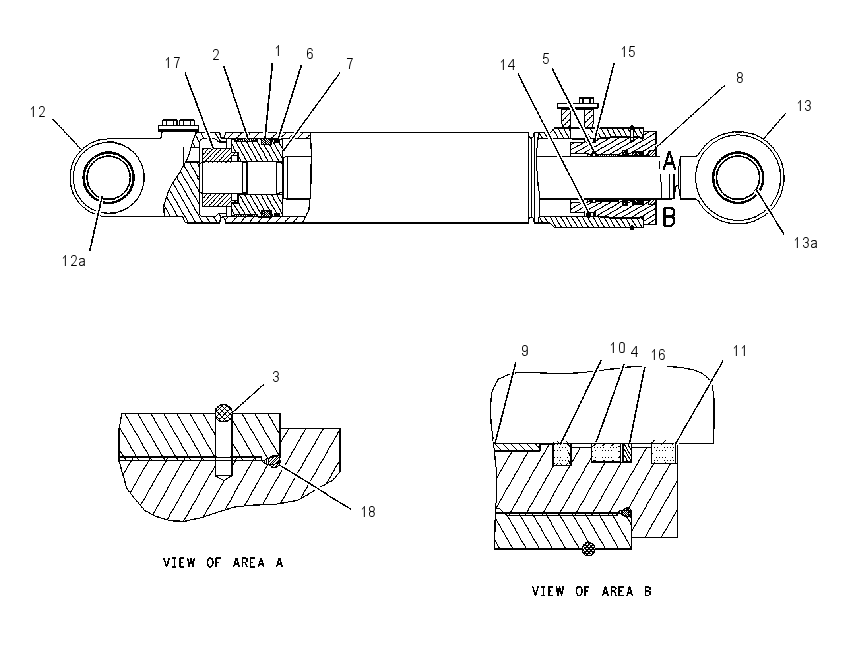 CYLINDER GP-VARIABLE ADJ BOOM 1870458 CAT
