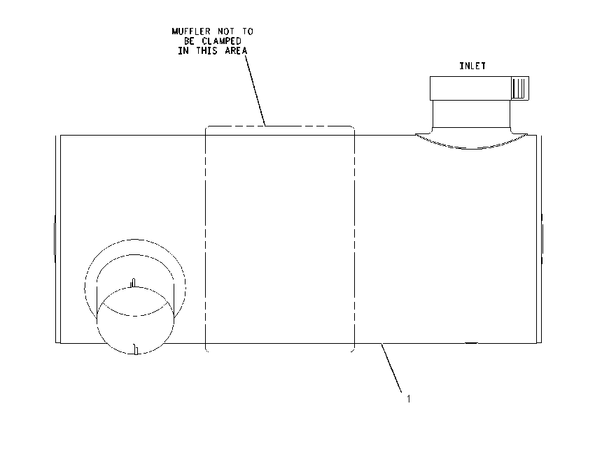 MUFFLER & CONVERTER GP 2051711 CAT