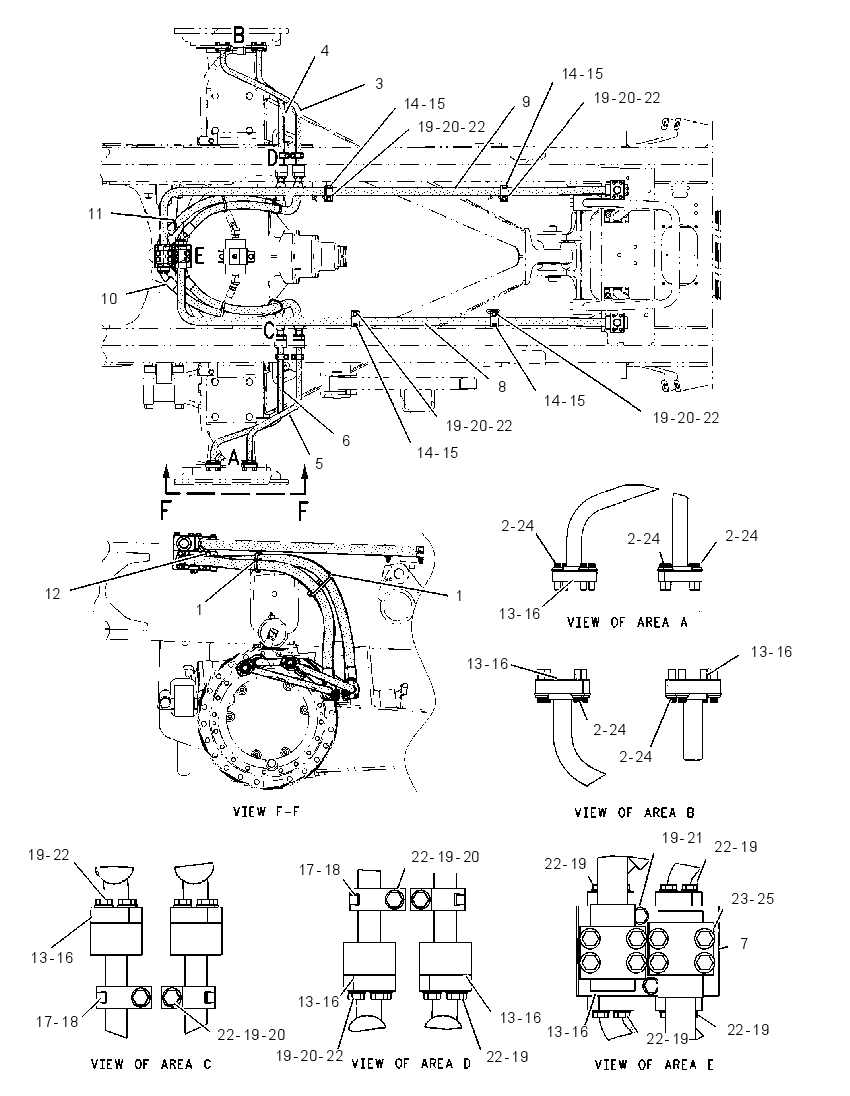 LINES GP-BRAKE COOLING 1663946 CAT