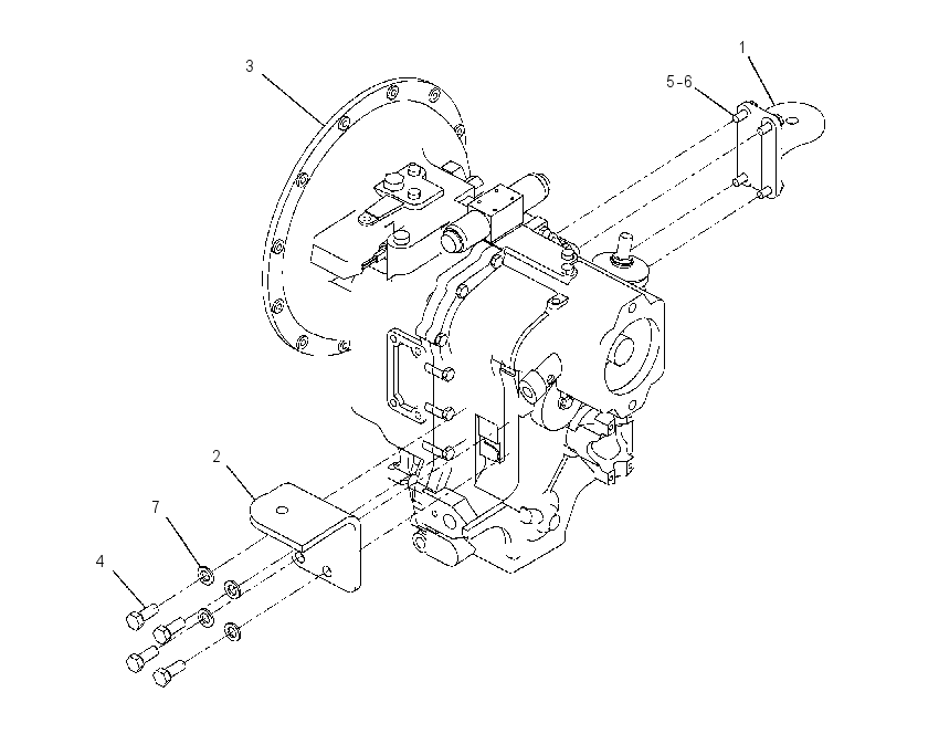 TRANSMISSION & MOUNTING GP 2027432 CAT