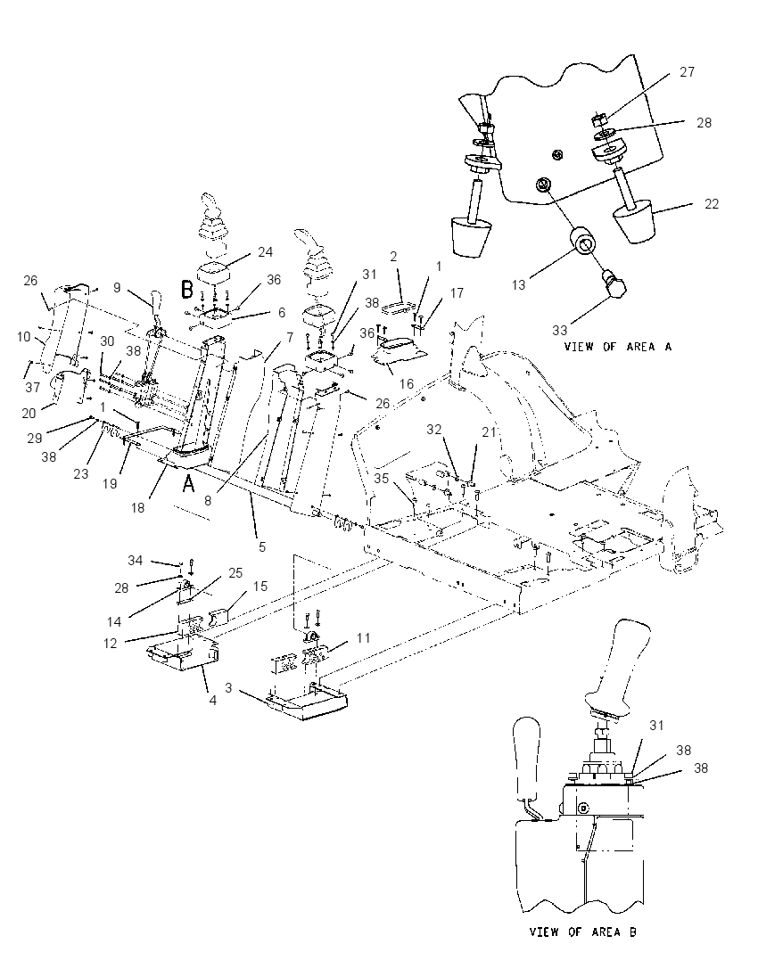 MOUNTING GP-BACKHOE CONTROL 1834900 CAT