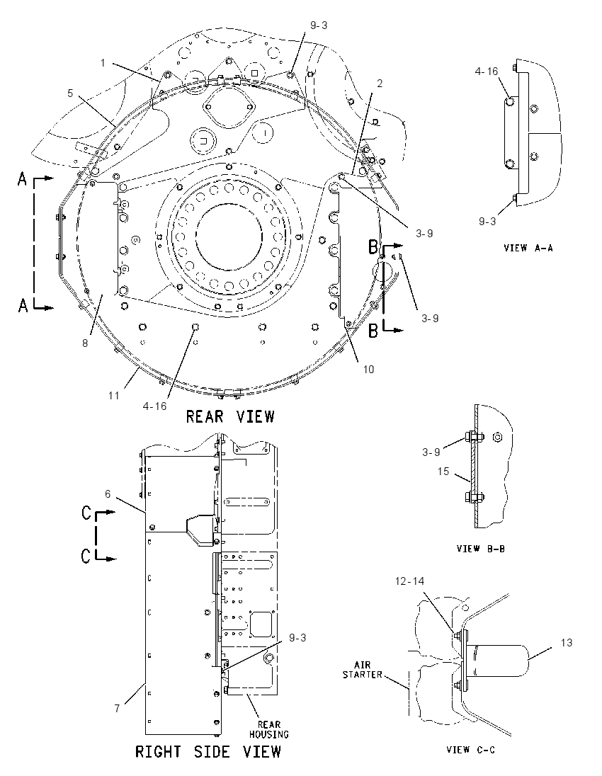 GUARD GP-FLYWHEEL 1071283 CAT