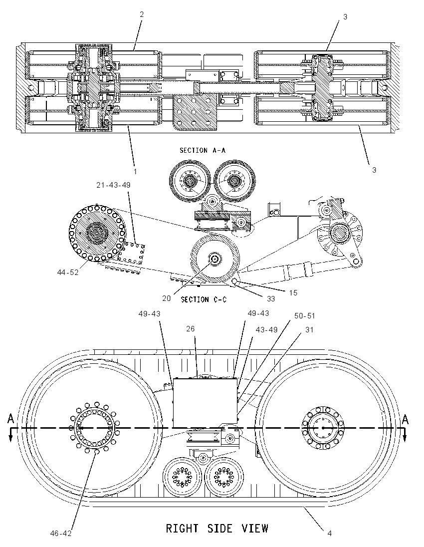 BOGIE GP-MAJOR 1881458 CAT