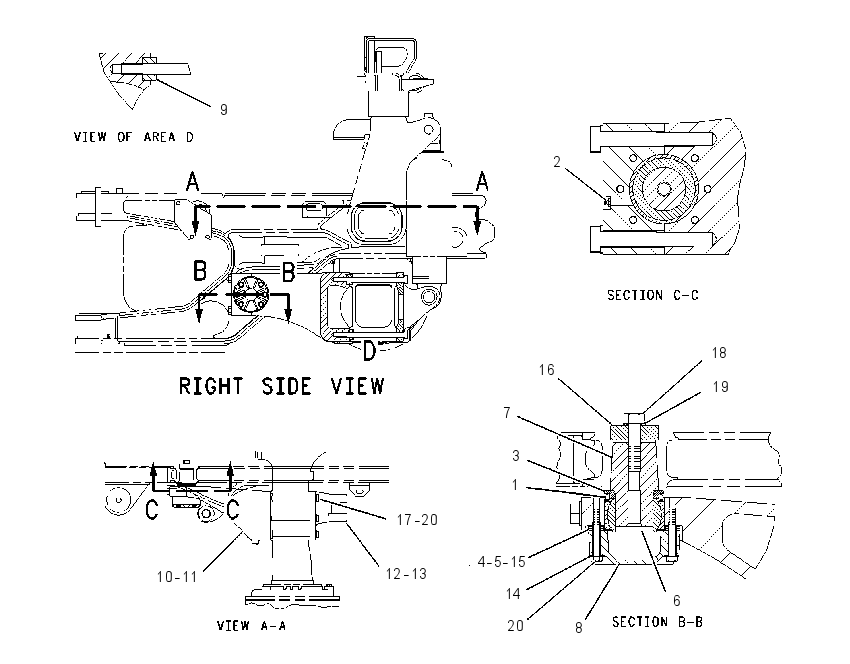 FRAME GP-FRONT SUSPENSION 1387959 CAT