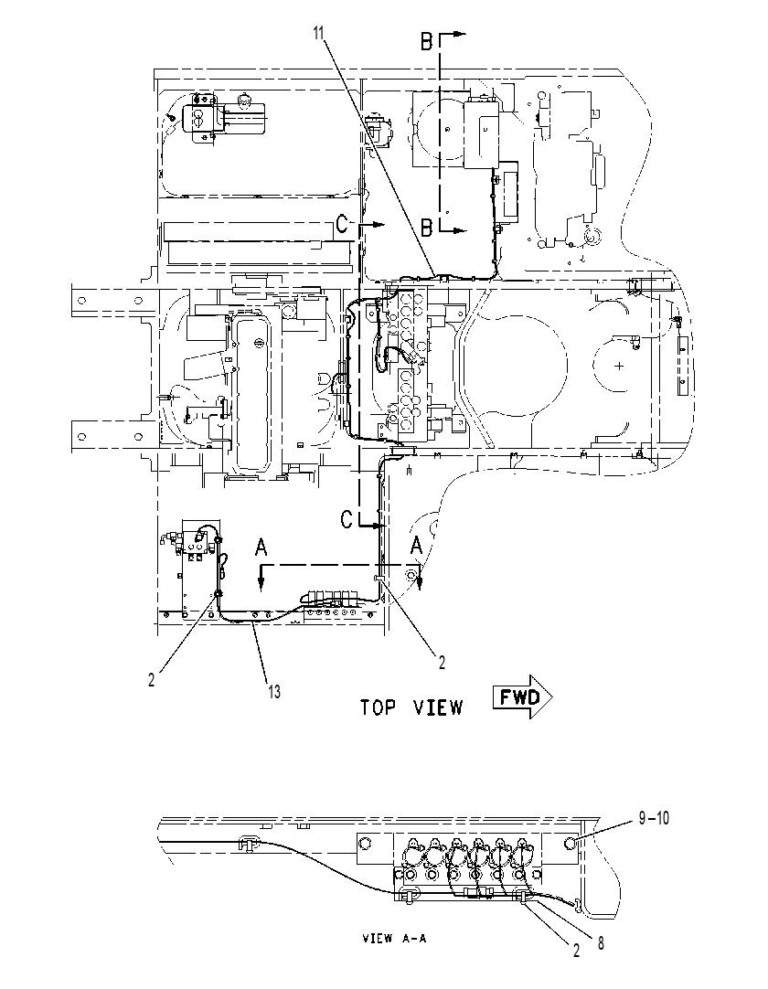 WIRING GP-GRAPPLE CONTROL 2059488 CAT