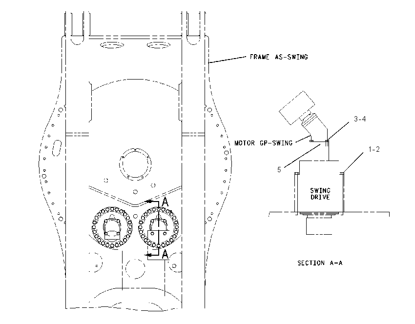 FASTENER GP-SWING DRIVE & MTR 1447709 CAT