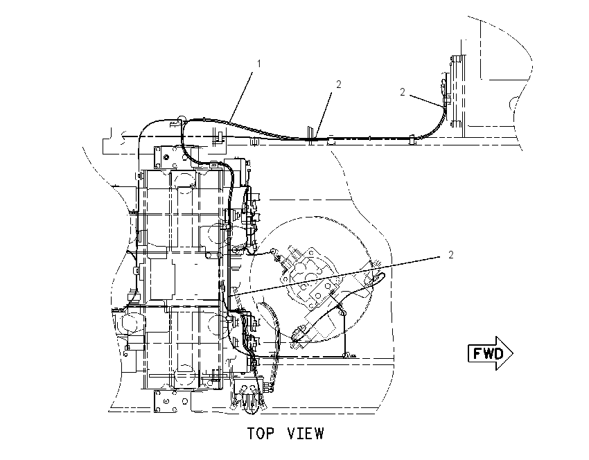 WIRING GP-MEDIUM PRESSURE 2064359 CAT