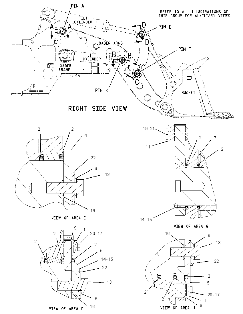 PIN & SEAL GP-LINKAGE 1487169 CAT