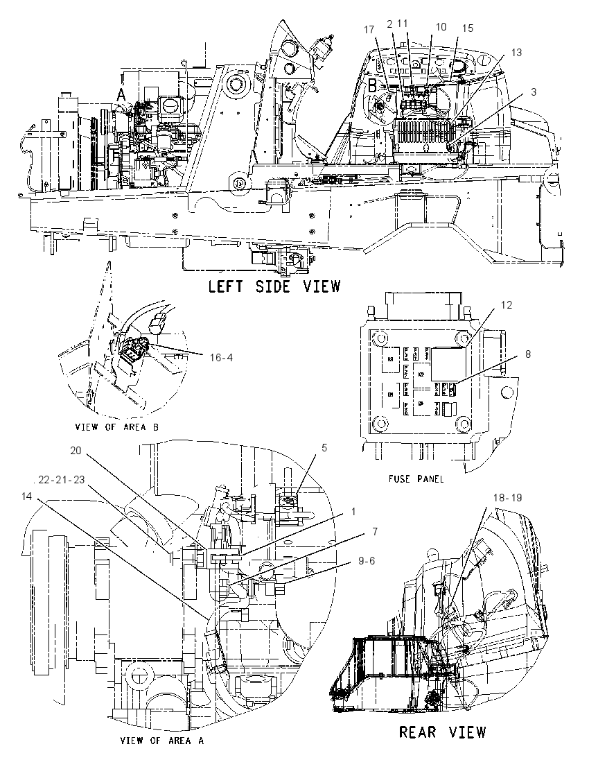 Проводка кондиционера 1862730 CAT