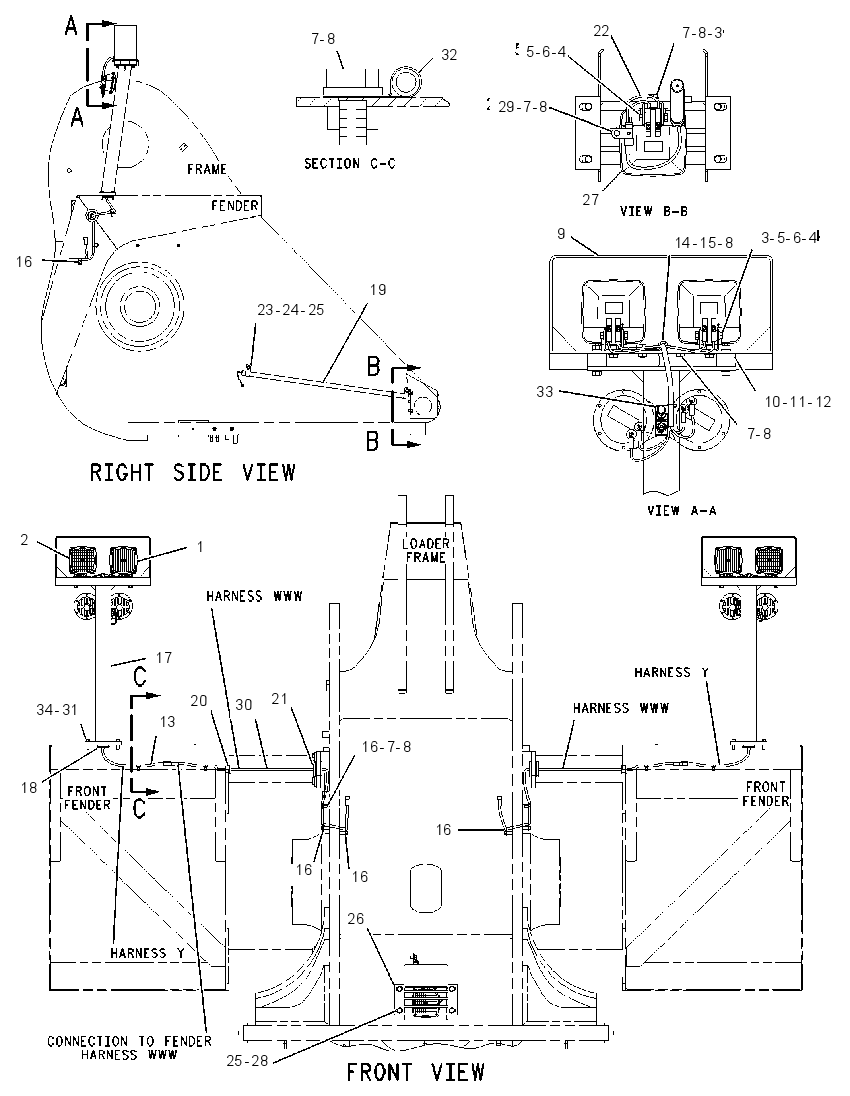 LIGHTING GP-FRONT 1096900 CAT