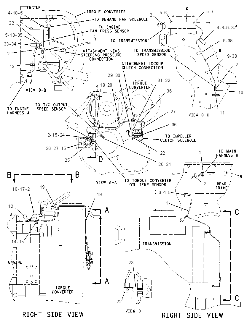 WIRING GP-POWER TRAIN 1096893 CAT
