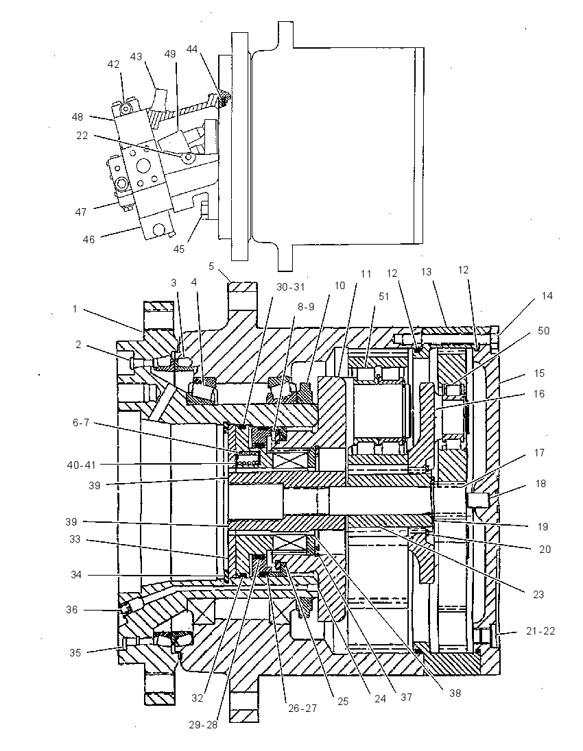 Планетарная передача бортового редуктора 7R6293 CAT