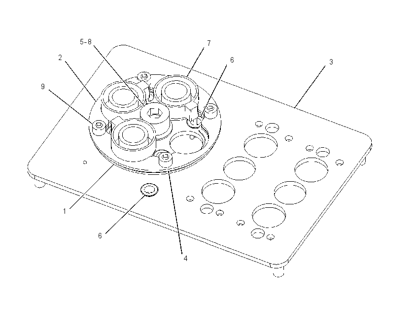 PLATE GP-PILOT VALVE 1634637 CAT