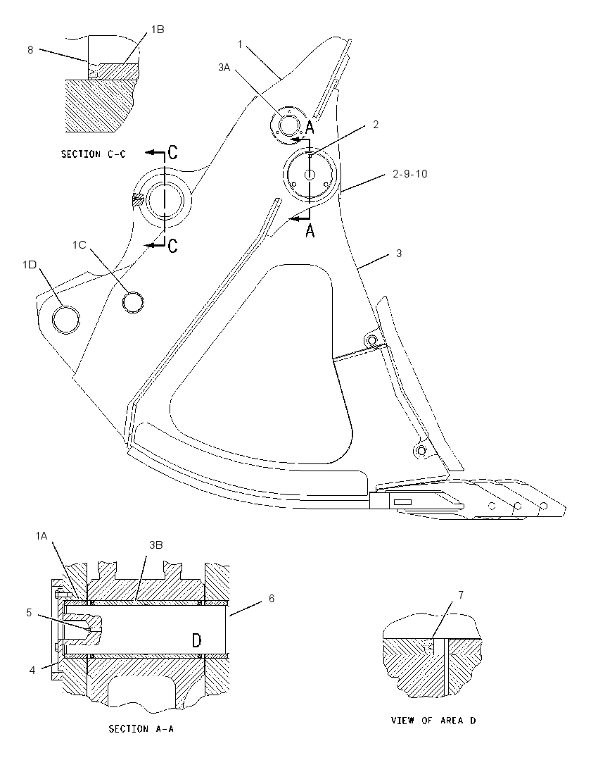 BUCKET GP-FRONT SHOVEL 2062441 CAT