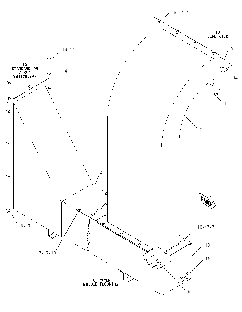 DUCT GP-CABLE 2056310 CAT