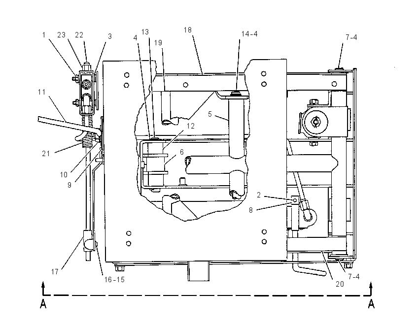 Подвеска сиденья 8X8535 CAT