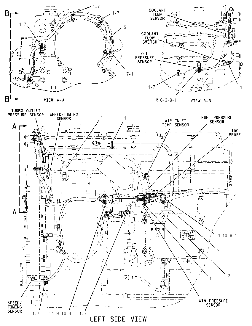 Проводка электронного управления 1944025 CAT