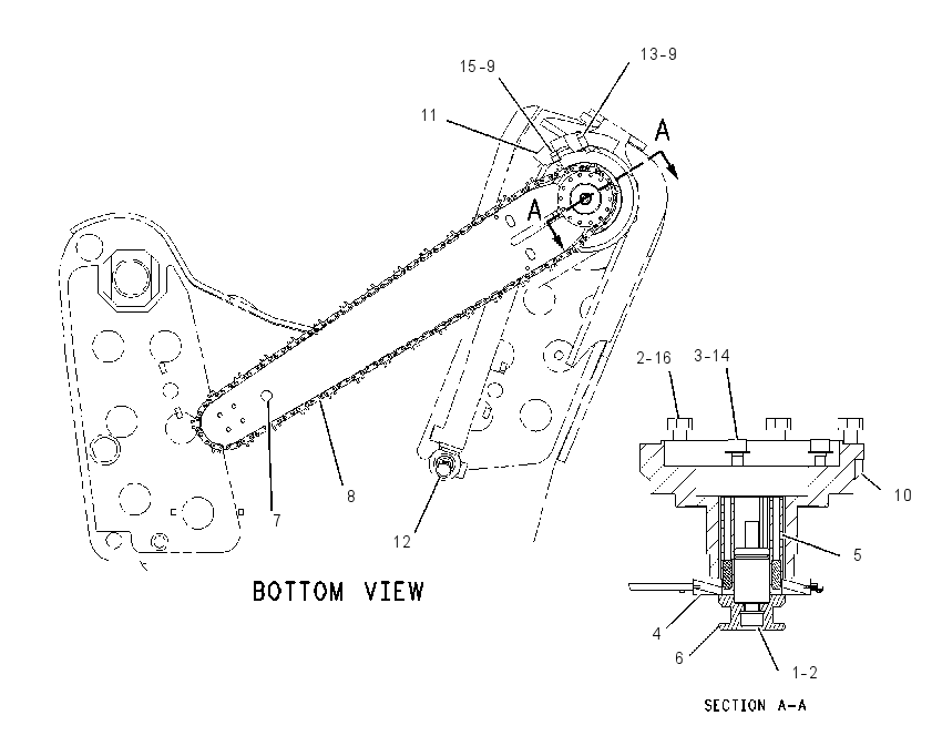 SAW GP-CHAIN 1878460 CAT