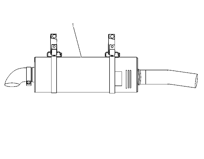 MUFFLER & CONVERTER GP 2033778 CAT