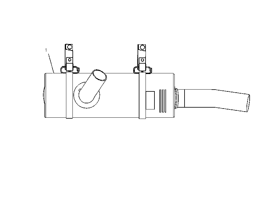 MUFFLER & CONVERTER GP 2033780 CAT