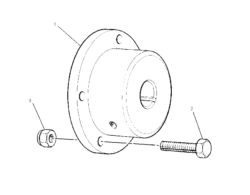FLANGE GP-OUTPUT SHAFT 2055694 CAT