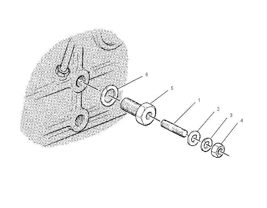 FASTENER GP-GROUND STUD 2055697 CAT