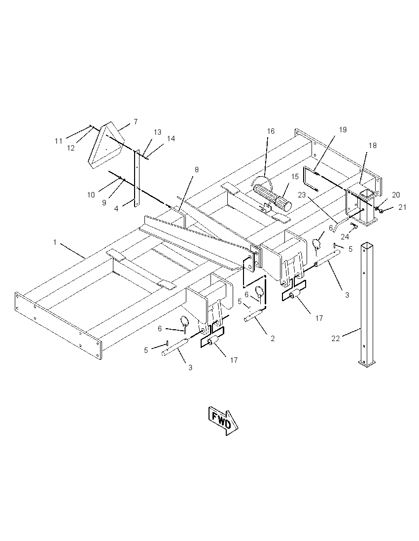 FRAME GP-RIGID 2022683 CAT