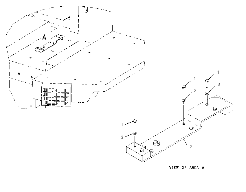 MOUNTING GP-FIRE EXTINGUISHER 1610870 CAT