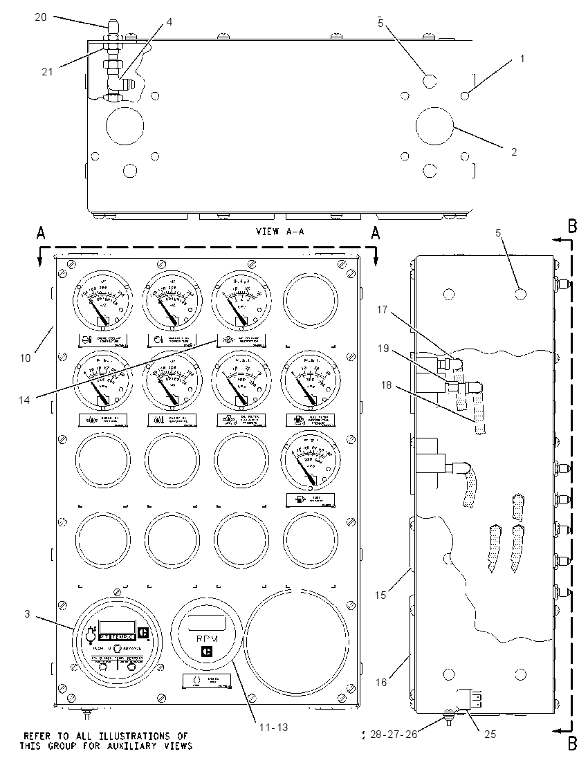 Панель приборов 7C9064 CAT