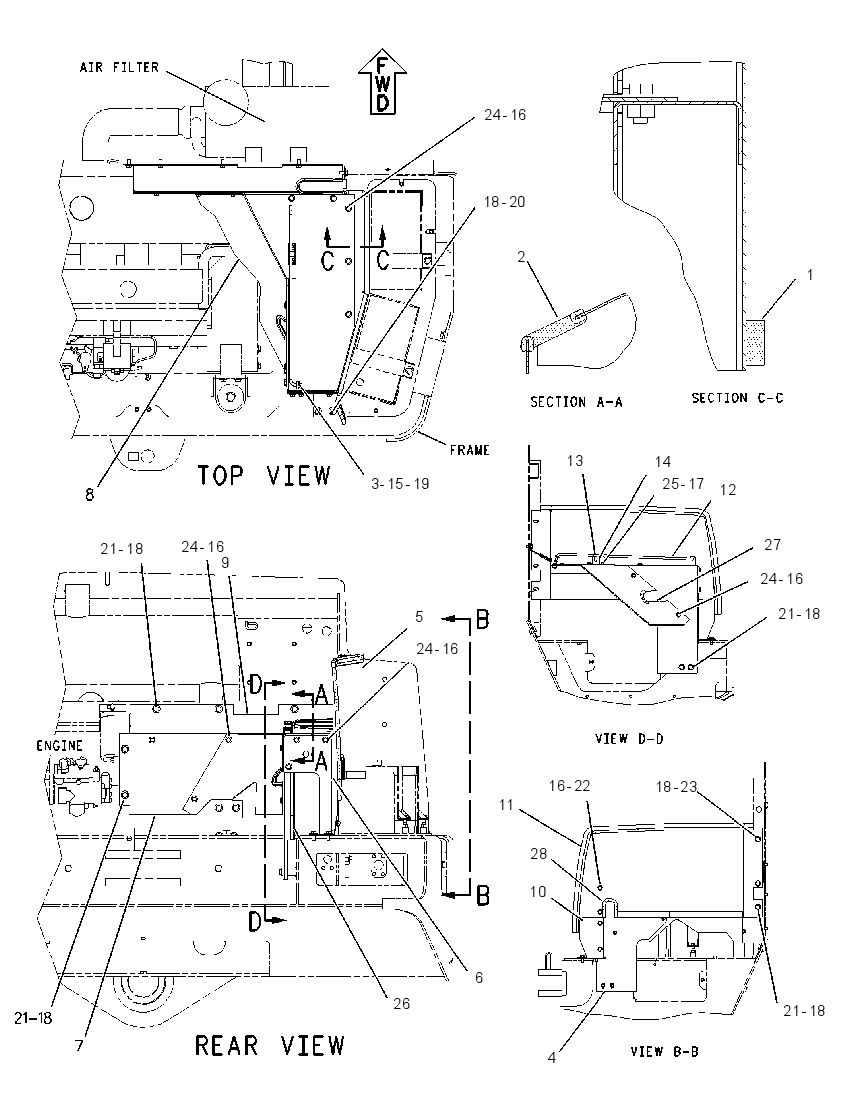 COVER GP-HYDROSTATIC 1074812 CAT