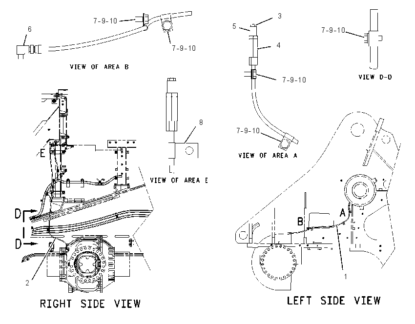 LINES GP-AXLE VENT 1938224 CAT
