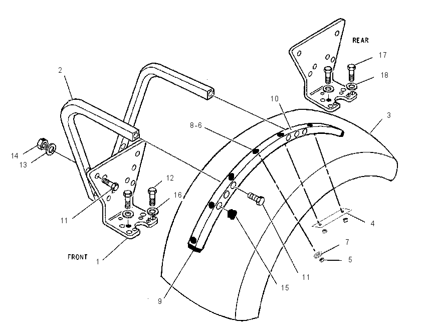 FENDER & MOUNTING GP 1547491 CAT