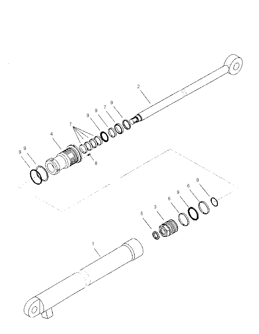 CYLINDER GP-EXTENDABLE STICK 1703297 CAT
