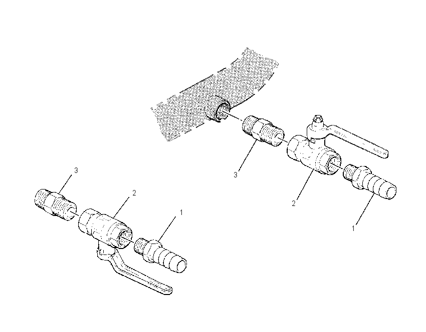 CONNECTOR GP-CAB HEATER LINES 2057648 CAT