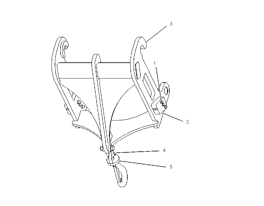 HOOK GP-LIFTING 1696460 CAT