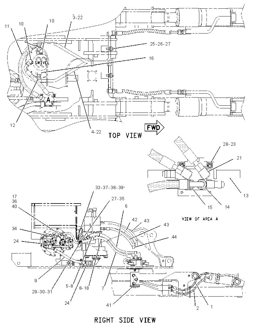 LINES GP-BLADE CYLINDER 1689555 CAT